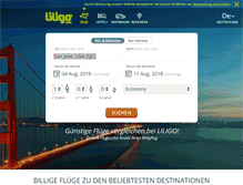 Tablet Screenshot of liligo.de